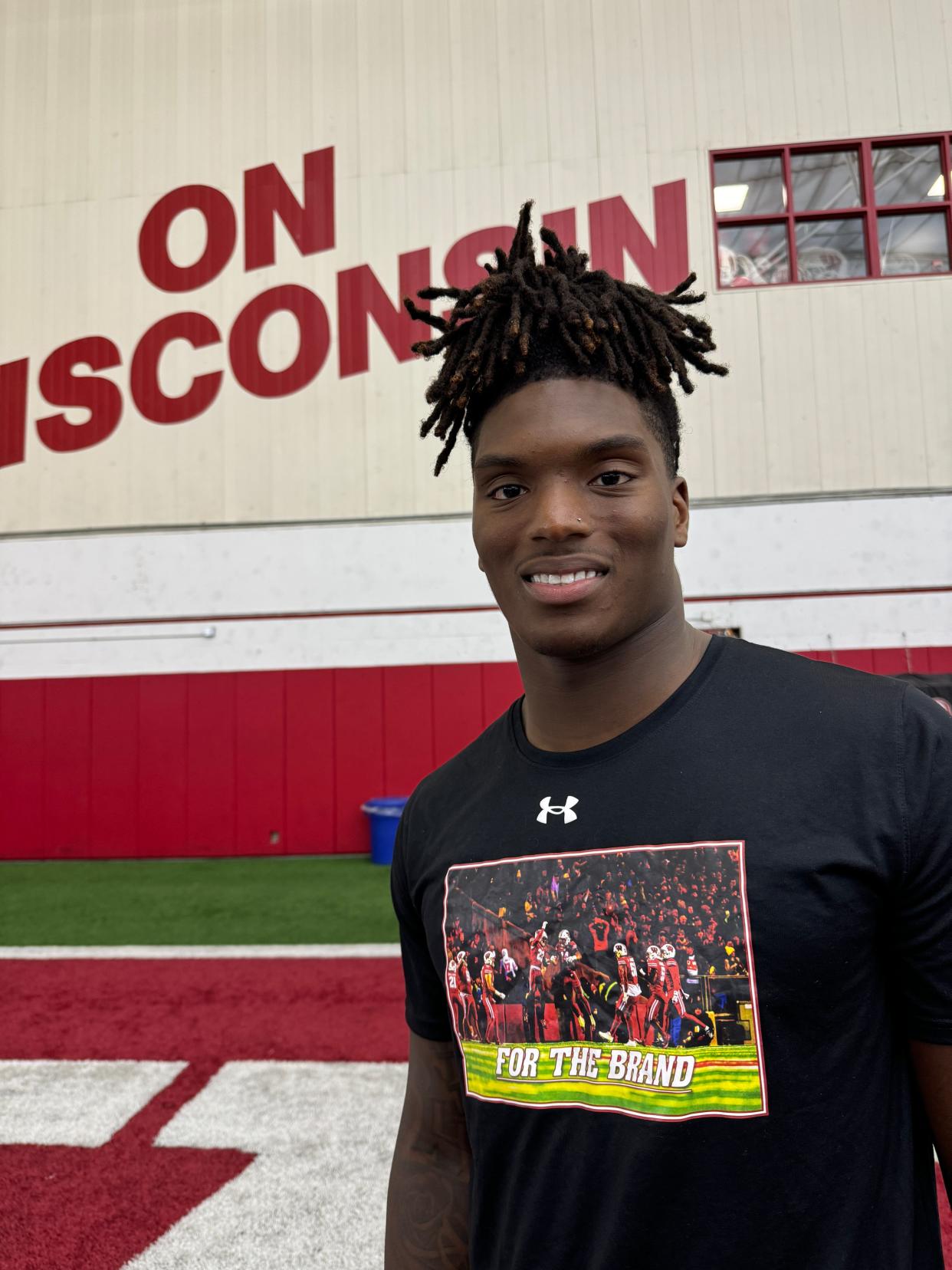 Badgers linebacker Jaheim Thomas talks about playing against Alabama.