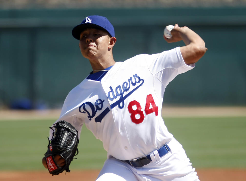 Los Angeles Dodgers pitcher Julio Urias. (USA TODAY Sports)