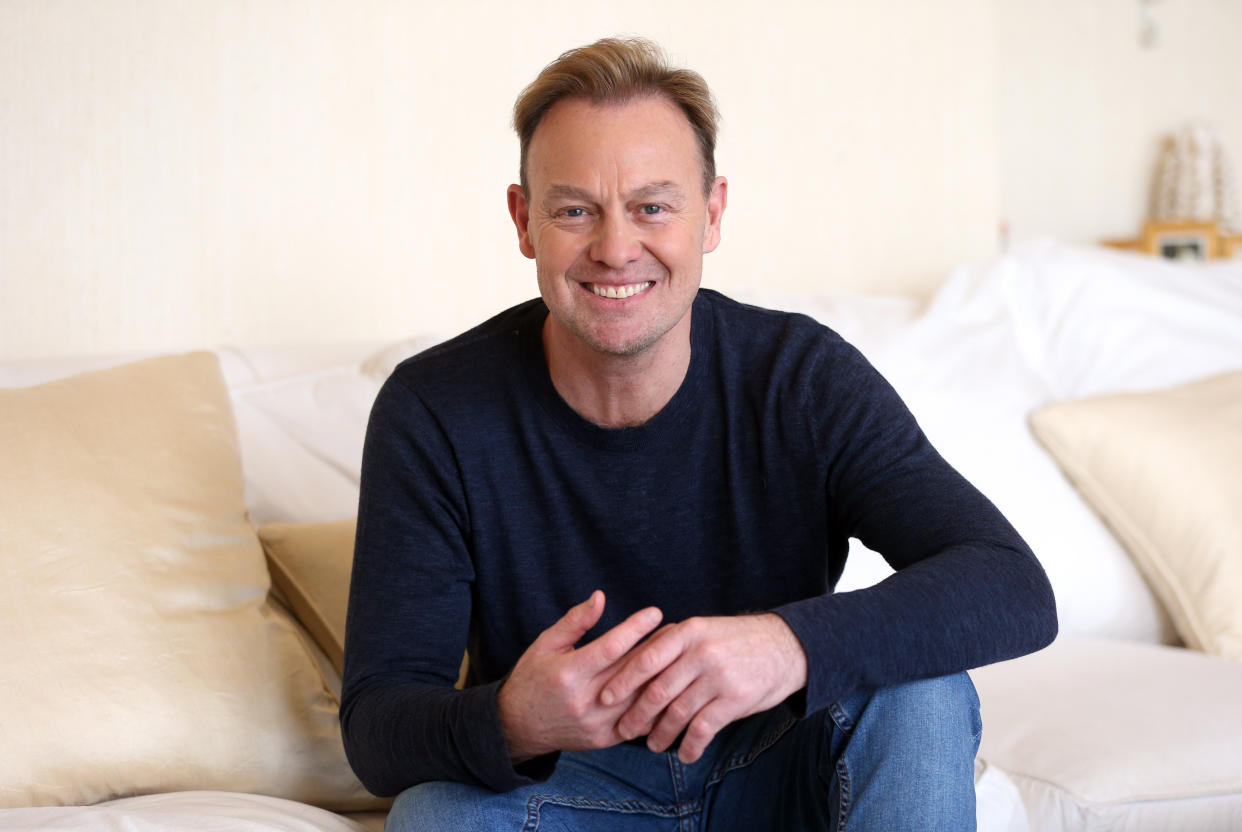 Jason Donovan, one of the cast members of The War of The Worlds, photographed at Jeff Wayne�s studio in Shenley, ahead of the 40th anniversary tour.