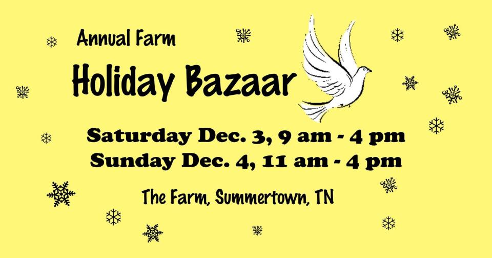 Watershed Public Theatre will host its annual Farm Holiday Bazaar this weekend, taking place Saturday and Sunday. The all-ages event is free to attend.