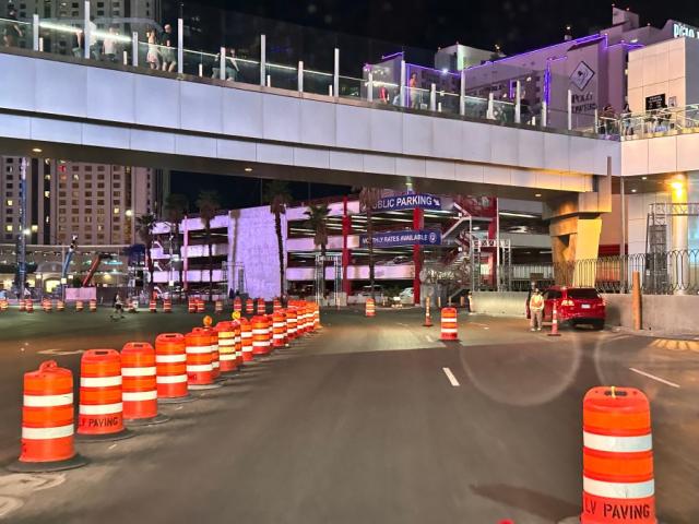 F1: Heavy traffic, delays on Las Vegas Strip as repaving for race continues  