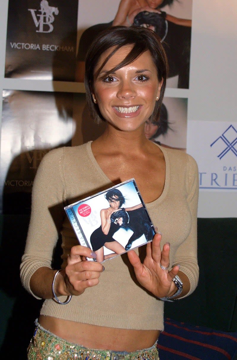 Victoria Beckham promotes her self-titled debut album in 2001 (Karl Schoendorfer/Shutterstock)