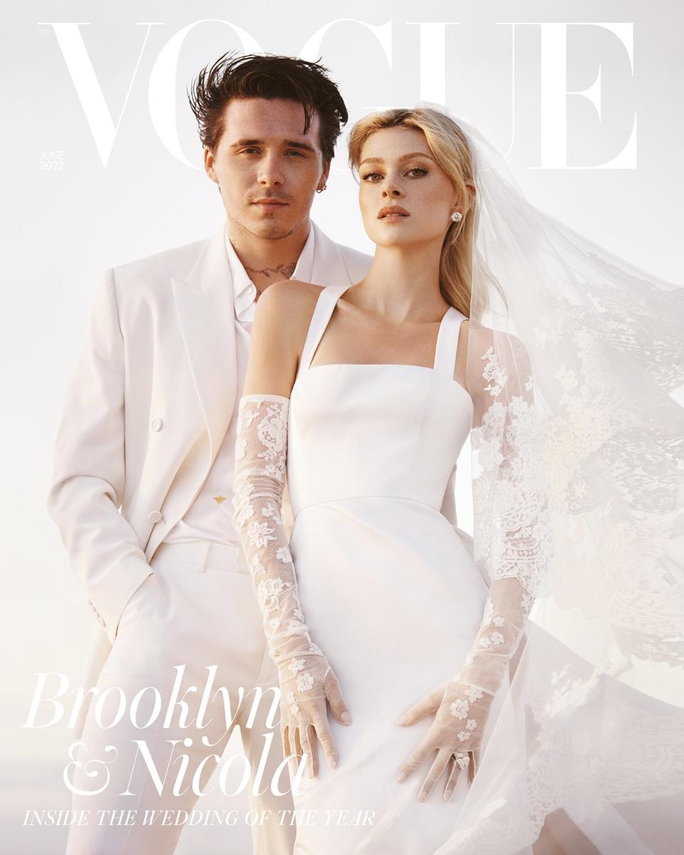 BROOKLYN AND NICOLA PELTZ BECKHAM TAKE BRITISH VOGUE INSIDE THEIR WEDDING DAY FOR THE JUNE ISSUE