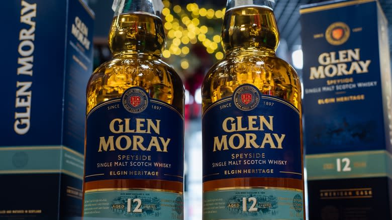 Bottles of Glen Moray