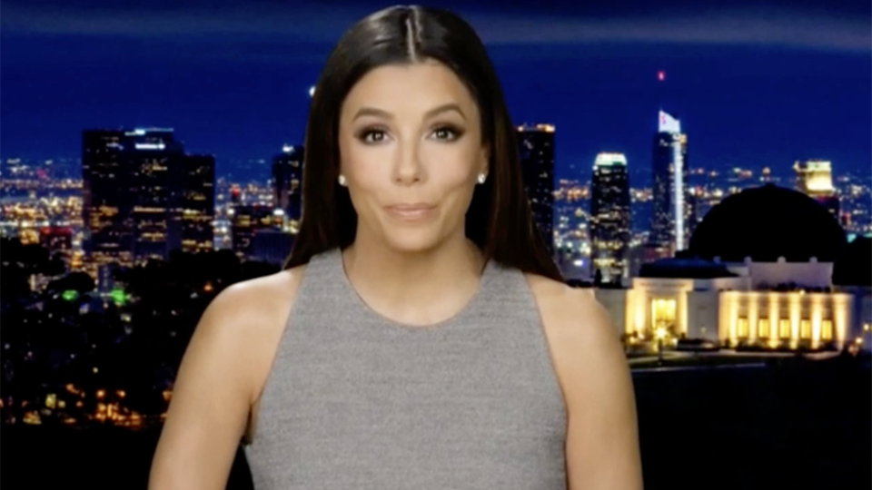 Eva Longoria stunned viewers Celebrate America special