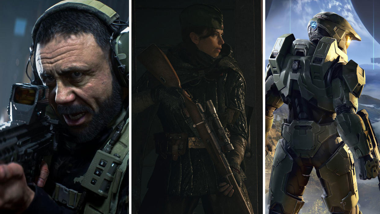 BF 2042, CoD Vanguard and Halo: Infinite (Images: EA, Activision Blizzard, Microsoft)