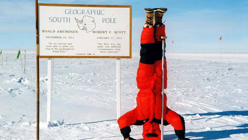 The explorer in Antarctica between 1998-2000. - Credit: Courtesy of Richard Garriott