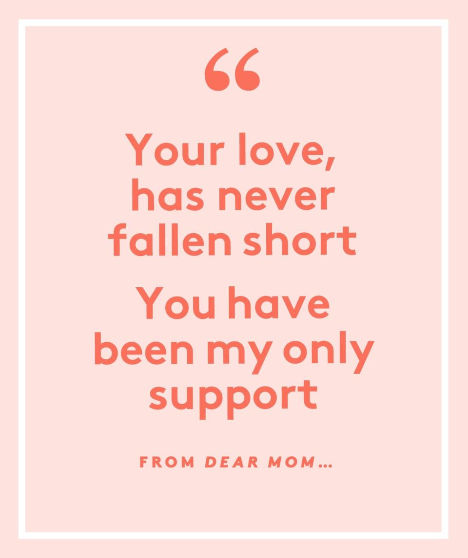 Dear Mom…