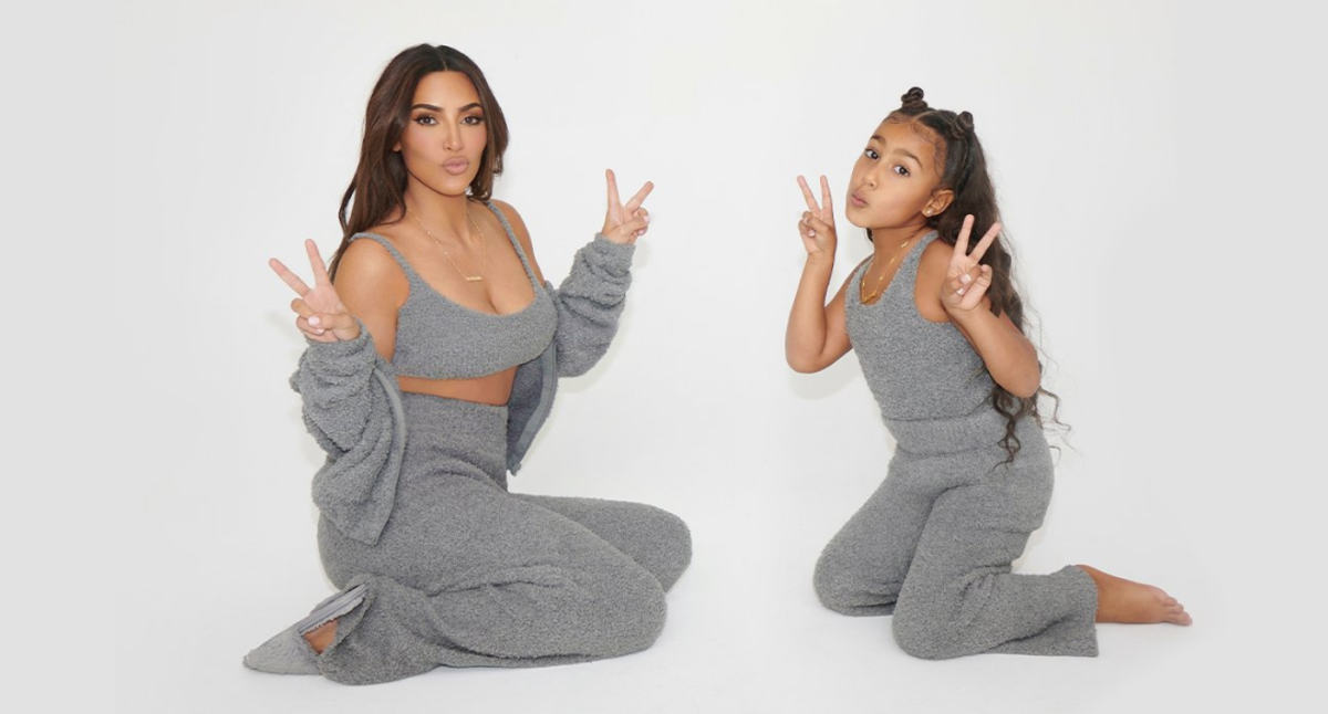 Kylie Jenner Caramel Cozy Skims Top And Pant Set New Collection