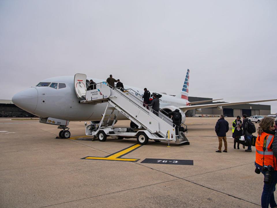 American Airlines Boeing 737 Max Flight 1