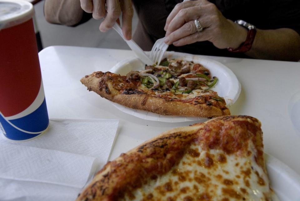 <p>The next time you’re planning a pizza party, keep Costco in mind. The food court isn't just for spur-of-the-moment meals after you shop. Members are able to call ahead to place an order for the store's larger-than-life pizzas.</p>