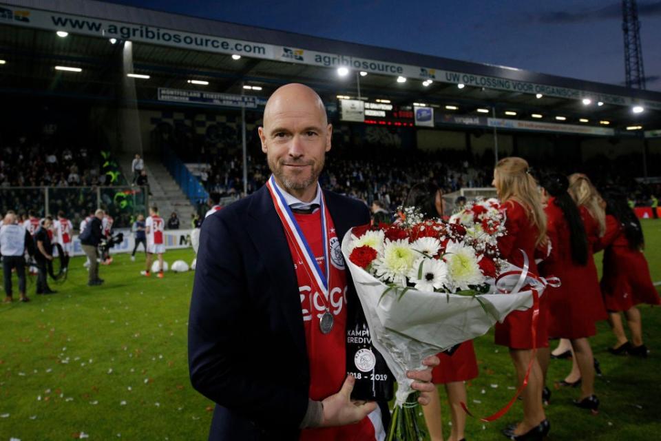 Ten Hag is the winner of two Eredivise titles and a third could follow this season (Getty Images)