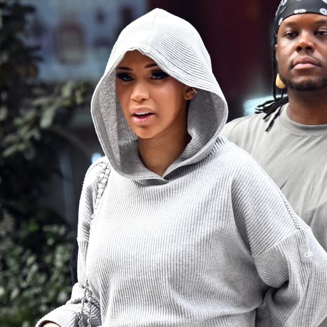 Cardi B Shows Off Baby Bump in New York After Filing for Divorce