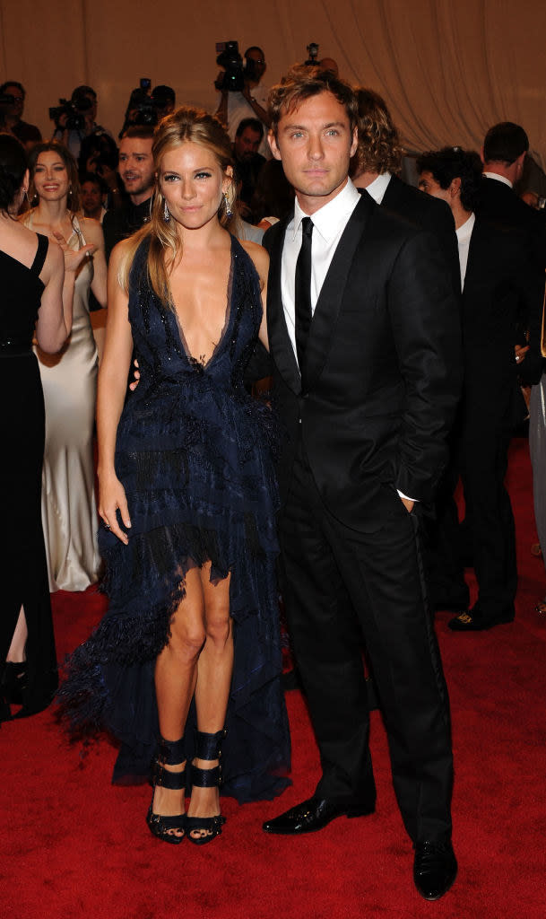 Sienna Miller and Jude Law