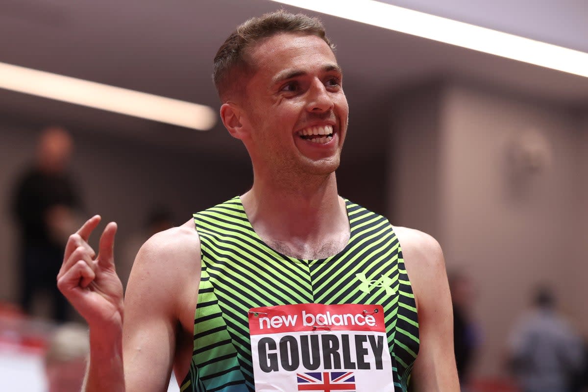 Neil Gourley competes in the men’s 1,500m in Rome this week (Getty Images)