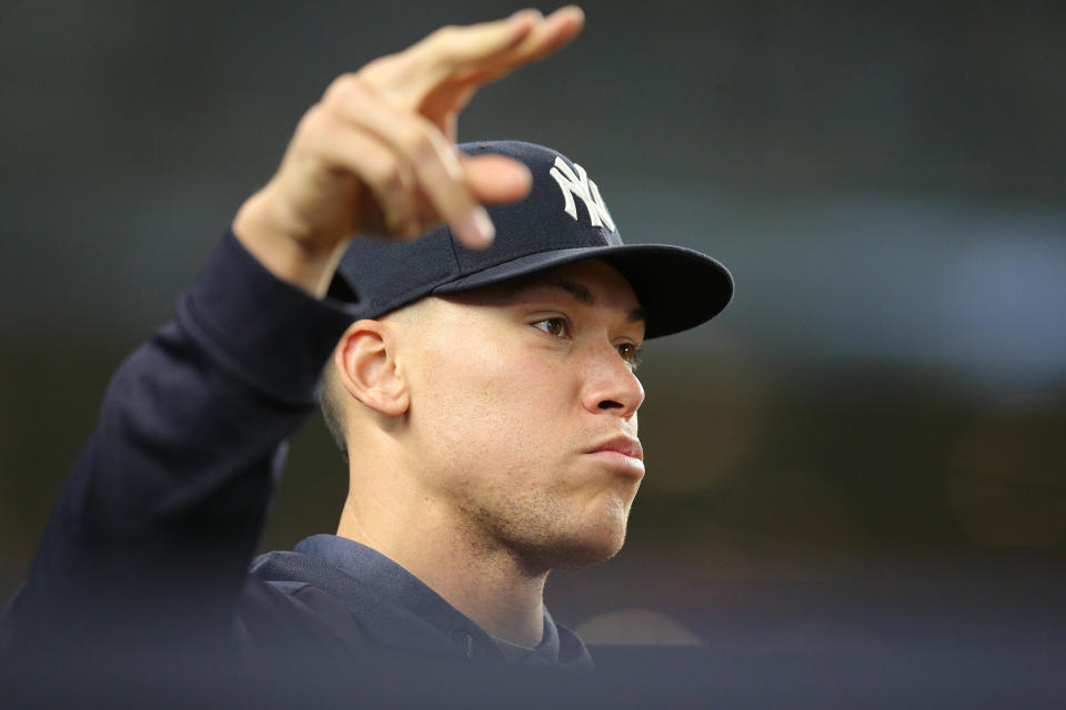 The already potent Yankees lineup will get a massive boost with the return of Aaron Judge. (Reuters)