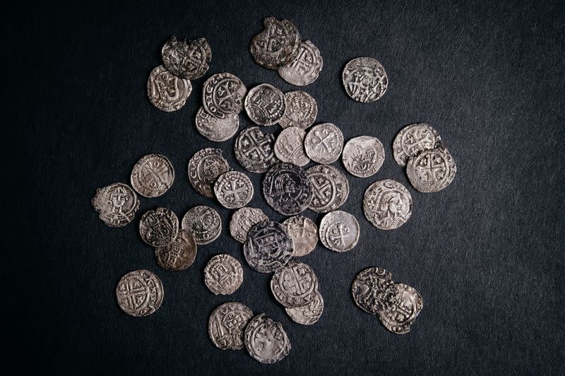 Handout image shows 1000-year-old treasure discovered in Hoogwoud