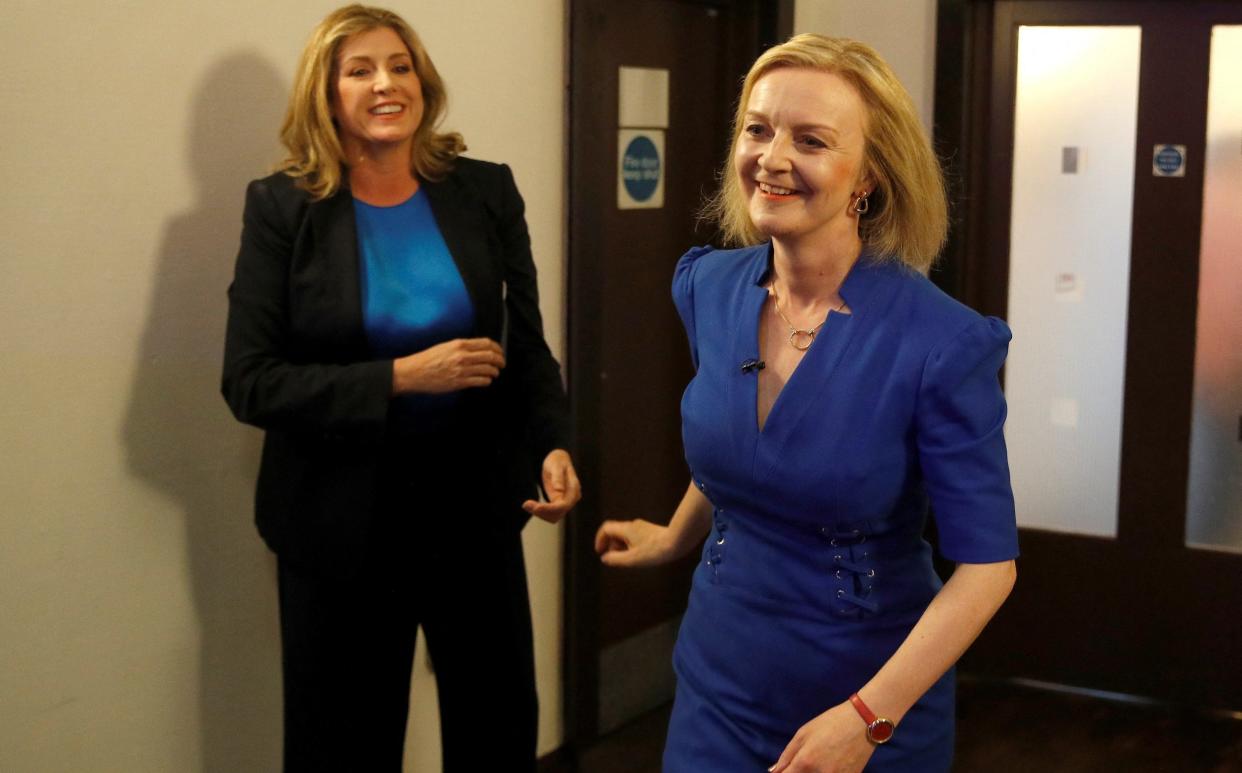 Penny Mordaunt and Liz Truss - Peter Nicholls/Reuters