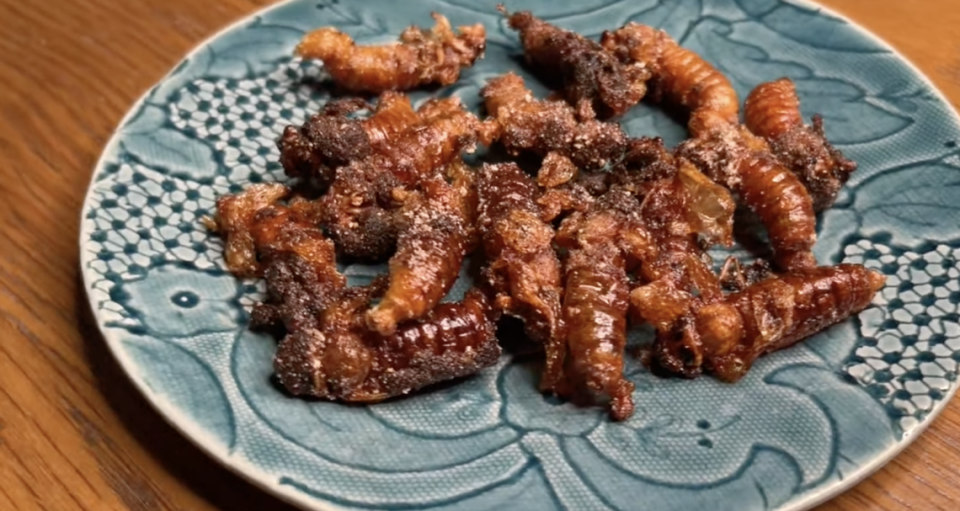 Cajun fried was one of four ways cicadas were served.