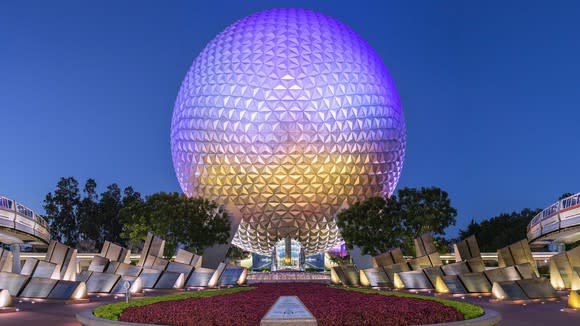 Spaceship Earth at Disney World's Epcot.