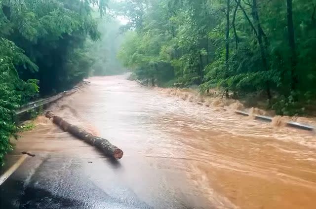 <p>Upper Makefield Township Police Department</p> Flooding damage