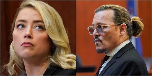 640px x 320px - Johnny Depp tried to submit nudes as evidence, Amber Heard lawyers say in  newly unsealed court documents - Yahoo Sport