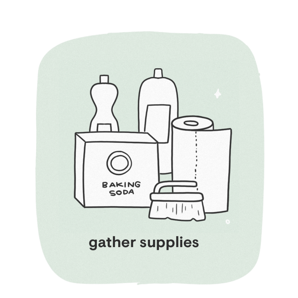 gather supplies graphic