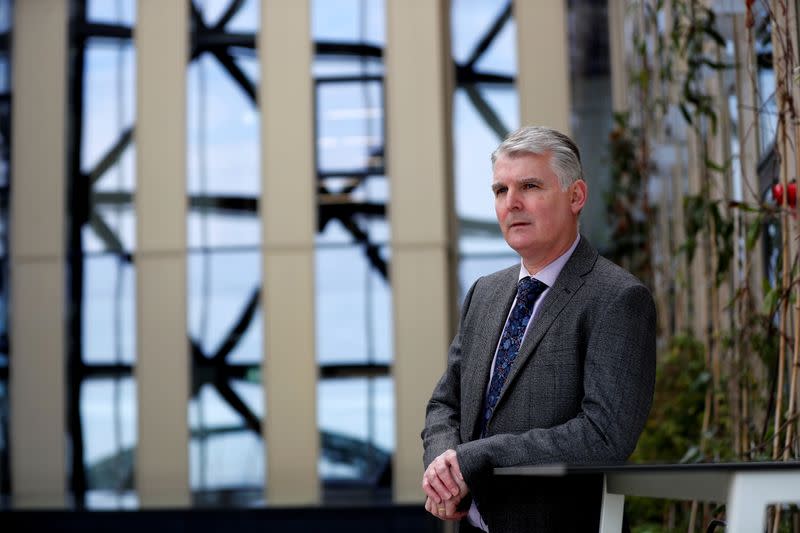 Patrick Melia, Chief Executive of Sunderland City Council poses for a photograph inside The Beam which is the first building at the new Riverside development in Sunderland