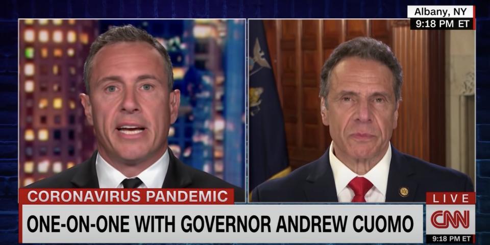 andrew and chris cuomo cnn