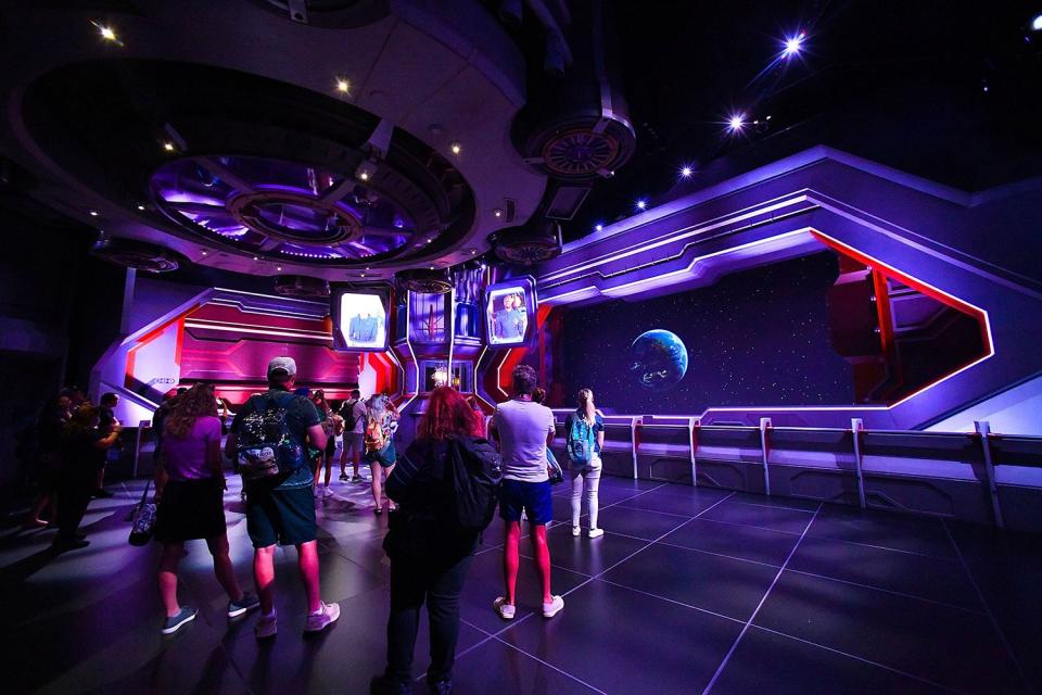 ORLANDO, FLORIDA - MAY 05: General view of the "Guardians of the Galaxy: Cosmic Rewind" Disney's new ride during a media preview event at Epcot Center at Walt Disney World on May 05, 2022 in Orlando, Florida. (Photo by Gerardo Mora/Getty Images)