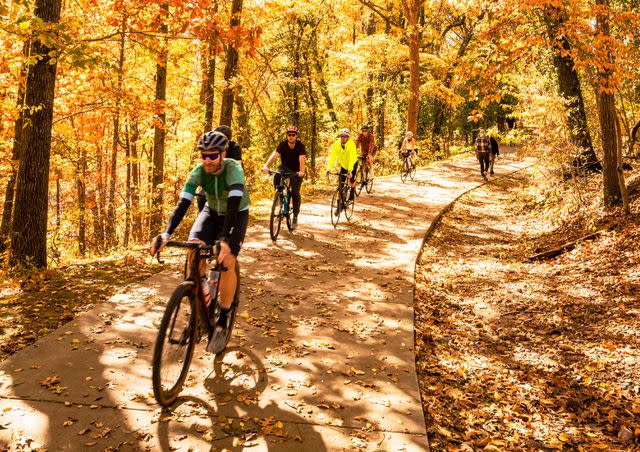 <p>ROBBIE CAPONETTO</p> Local trails provide biking options ranging from smooth rides to adventurous climbs.