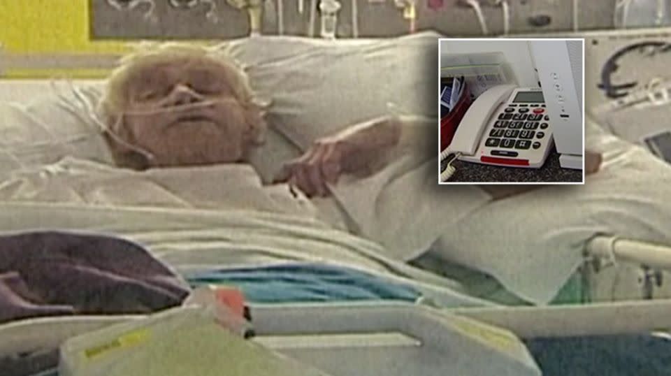 Great-grandmother Merl Roberts, who lived alone and had a history of heart and lung complications, made the switch to a new NBN Telstra phone in June. Source: Today Tonight