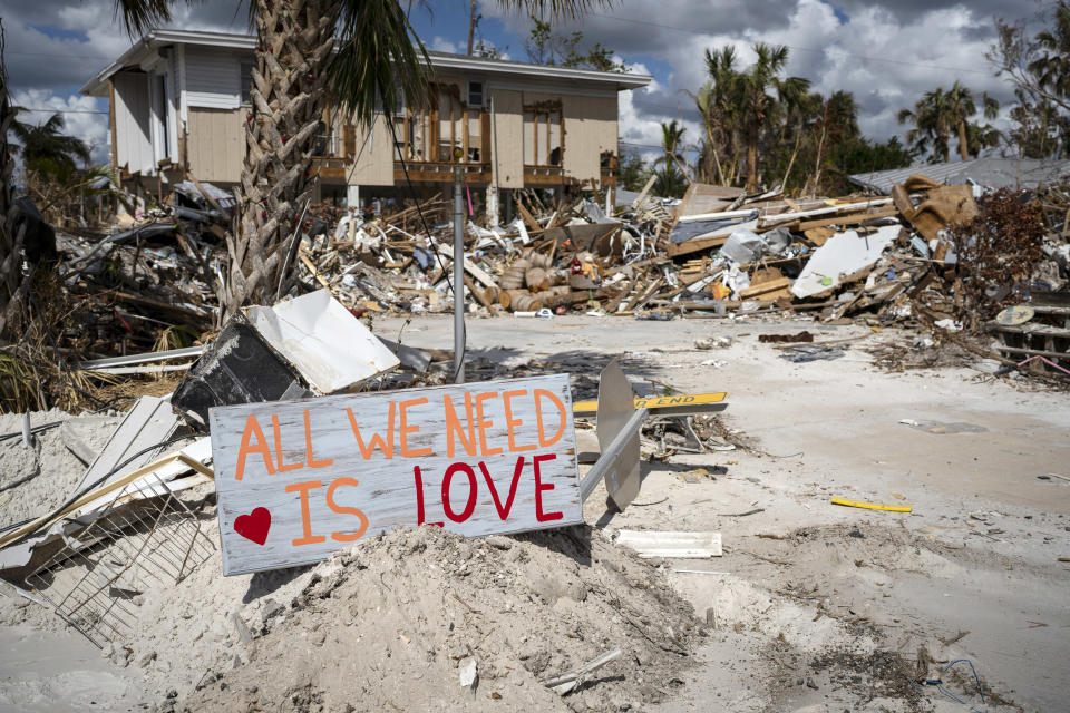 The spot where Mitch Pacyna's home once stood, and where he died. (Thomas Simonetti for NBC News)