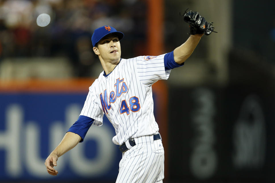 The Mets couldn’t ask Jacob deGrom to be much better than he has been in 2018. The reverse is not true. (AP Photo)