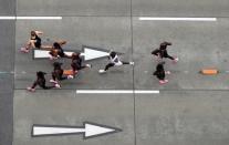 Eliud Kipchoge, the marathon world record holder from Kenya, attempts to run a marathon in under two hours in Vienna