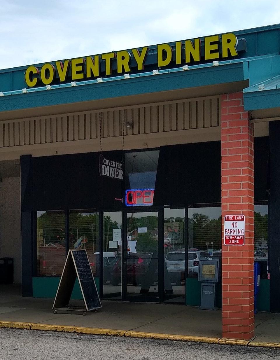 The Coventry Diner is at 3333 Manchester Road in Coventry Township.