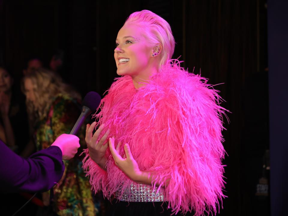 JoJo Siwa on the red carpet.