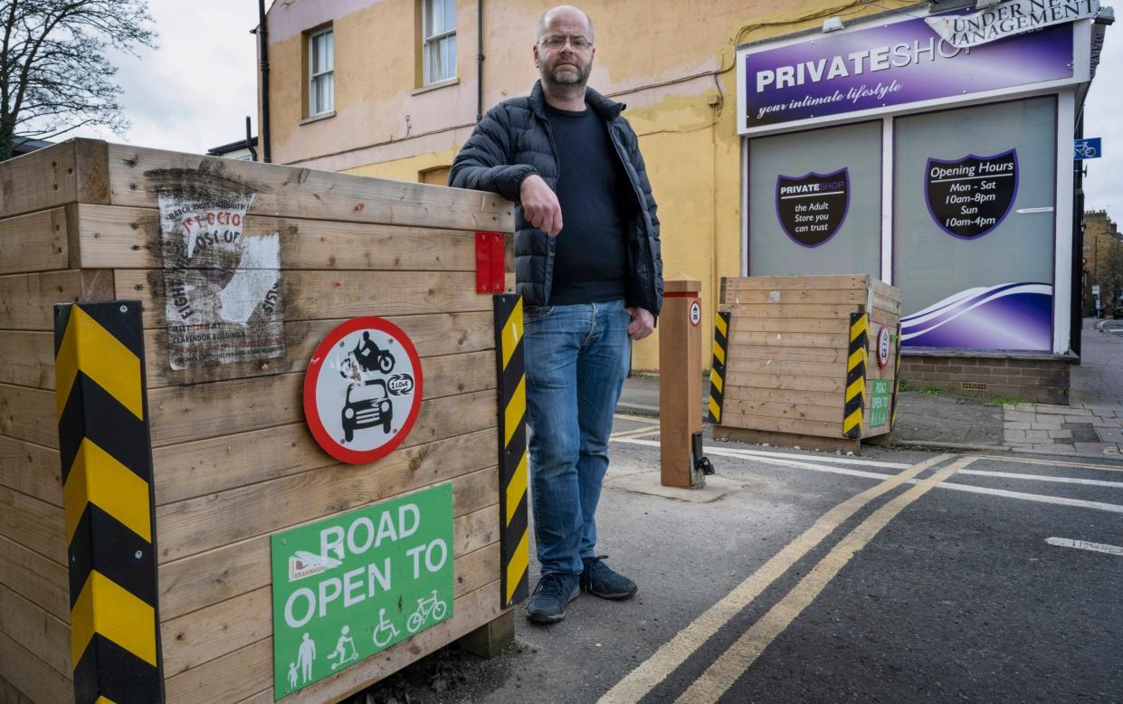 Richard Parnham, an Oxford resident who has ‘dragged information out of the council’ told The Telegraph he felt the scheme should be scrapped - David Rose for The Telegraph