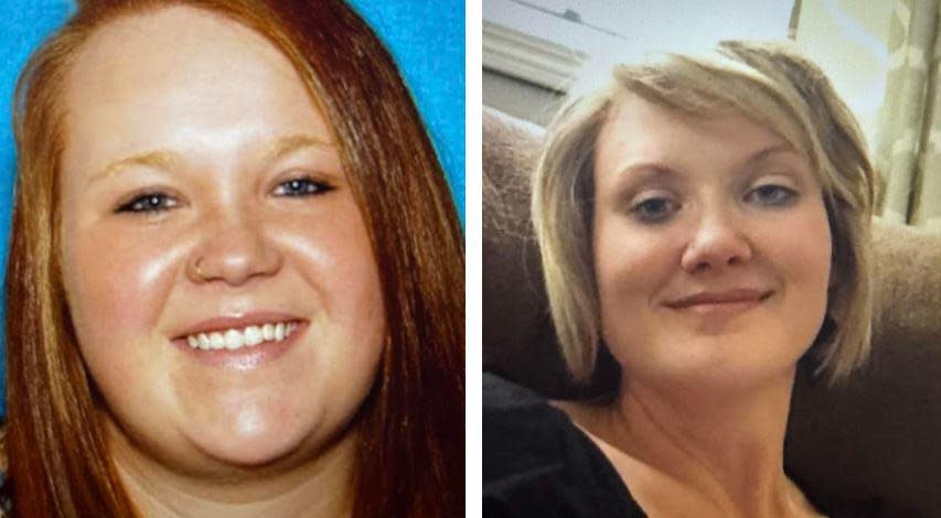 Undated photos of Veronica Butler (left) and Jillian Kelley.  / Credit: Oklahoma Highway Patrol