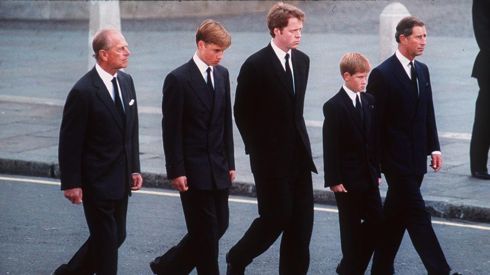 princess diana funeral procession