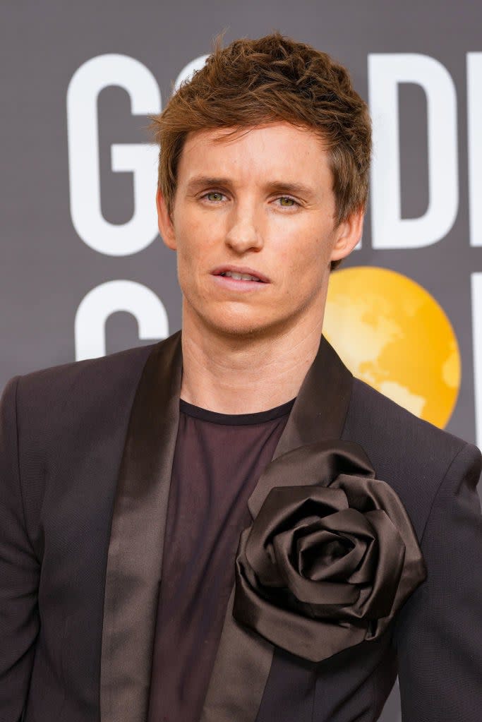 A close up on Eddie Redmayne