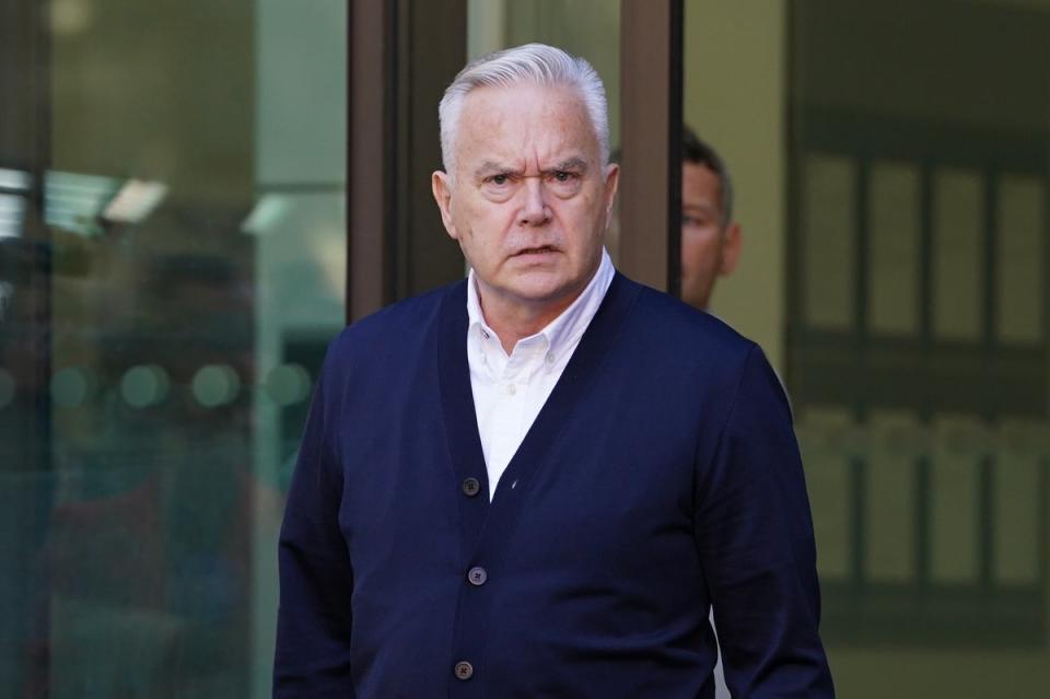 Huw Edwards resigned from the BBC in April ‘on medical advice’ before the investigation into his illegal activity became public knowledge. (Lucy North/PA Wire)