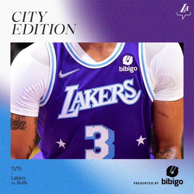 LakeShow - A full look at the Lakers' City Edition jersey and