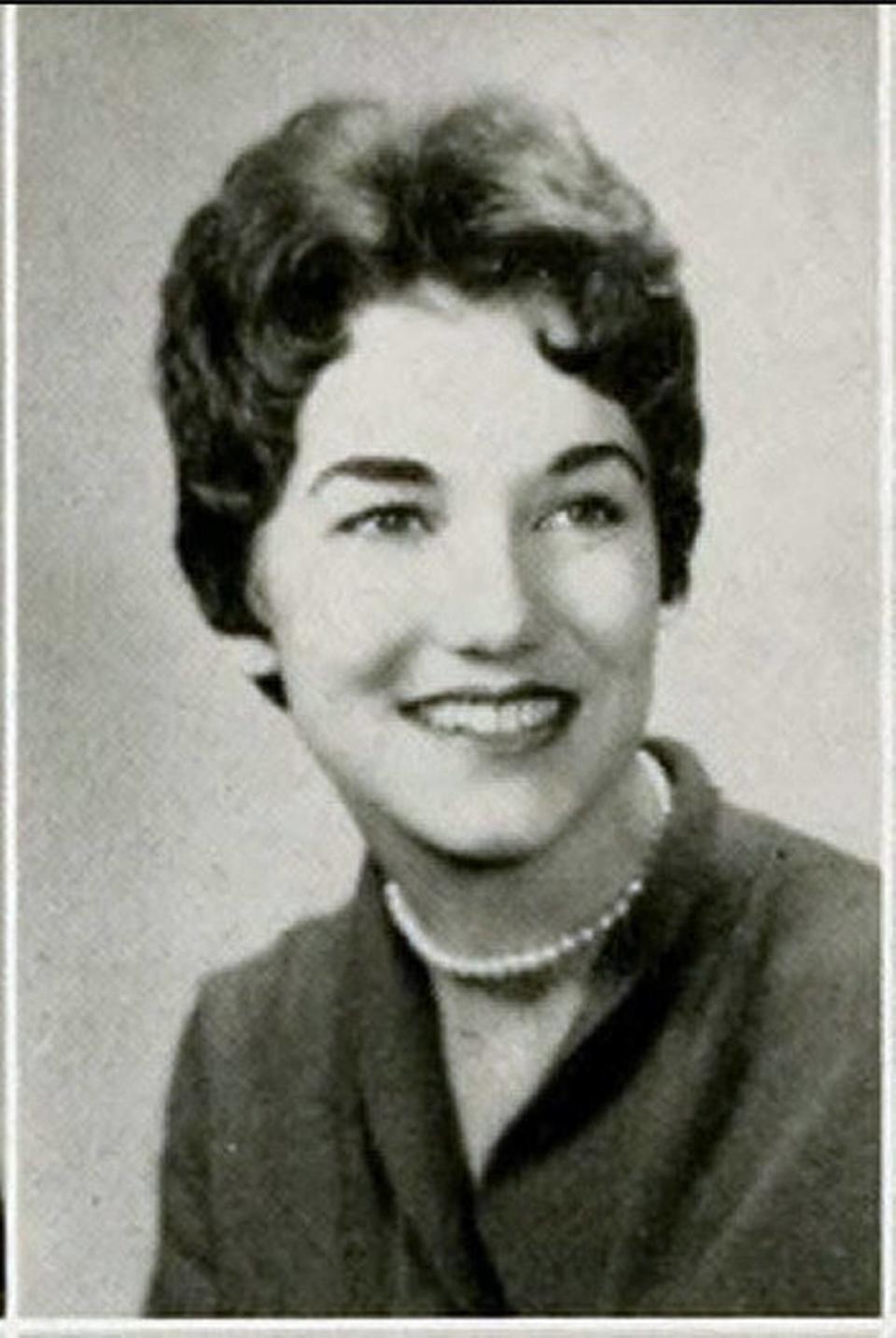 Elizabeth “Liddy” Hanford, later to become Elizabeth Dole, 1958