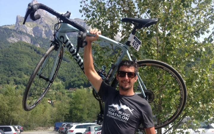 Marc Sutton has been named locally as the British cyclist killed in the French Alps in a hunting accident - Facebook