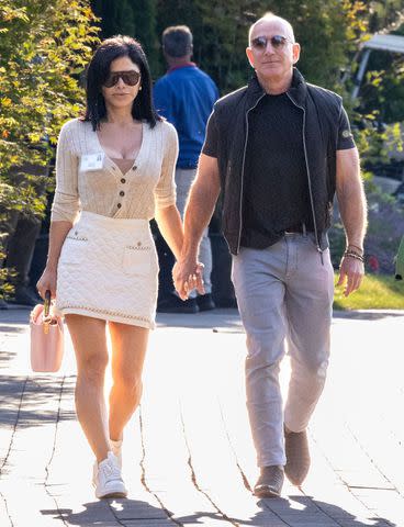 <p>Leap Photography/Shutterstock</p> Lauren Sanchez and Jeff Bezos