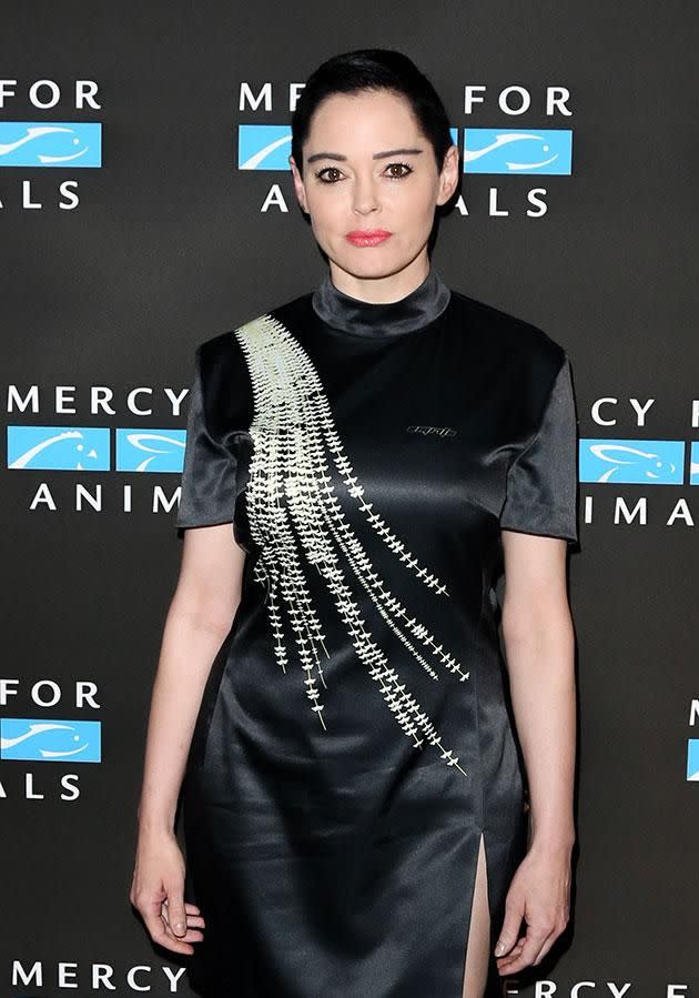 It's alleged that officers were used to pose as freelance journalists in order to get information from the likes of actresses Rose McGowan. Source: Getty