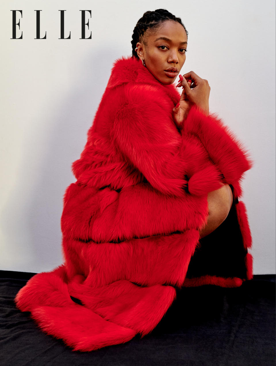 Naomi Ackie speaks to Elle UK for her Whitney Houston biopic I Wanna Dance With Somebody (ELLE UK / Ekua King)