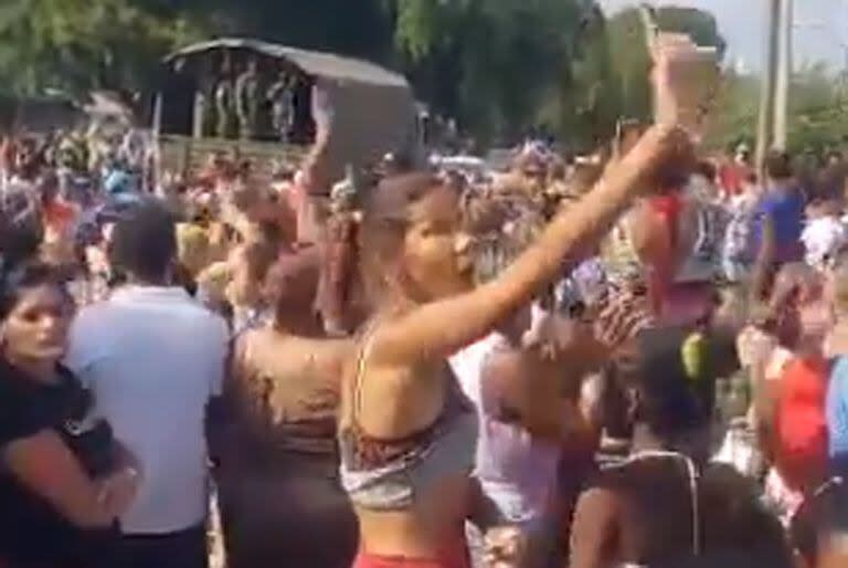 Protestas en Santiago de Cuba