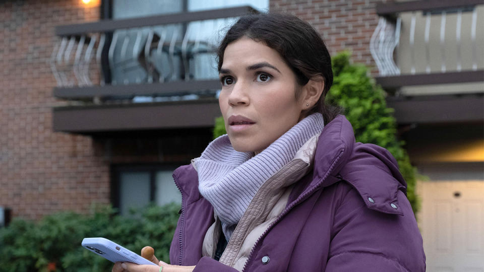 DUMB MONEY, America Ferrera, 2023. ph: Claire Folger / © Sony Pictures Entertainment / Courtesy Everett Collection